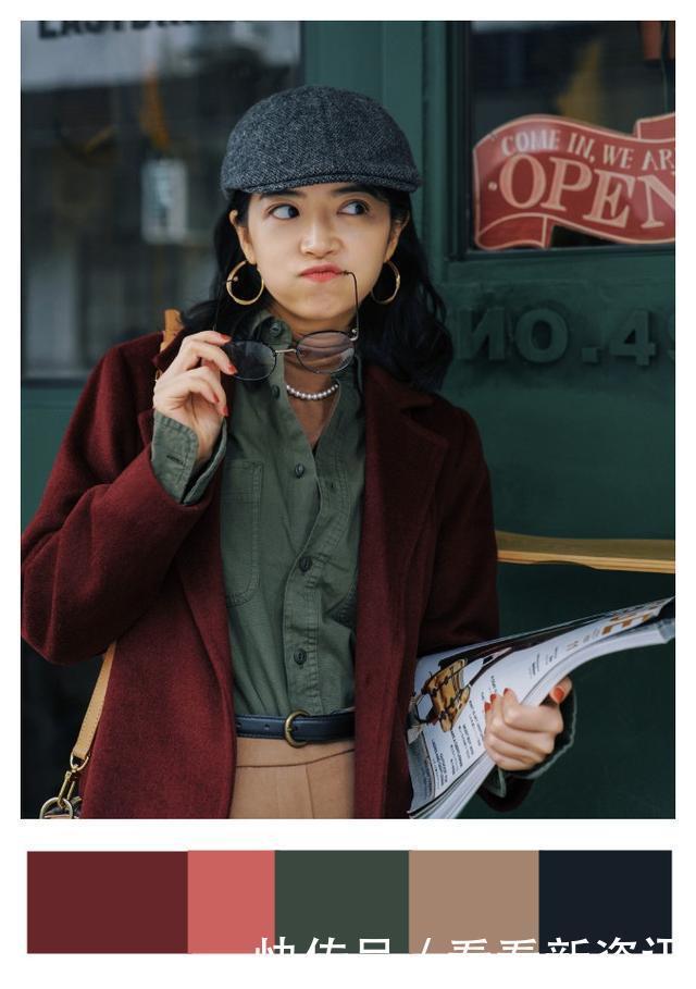 初冬穿大衣别“用力过猛”,学三木这样配色,美出新高度
