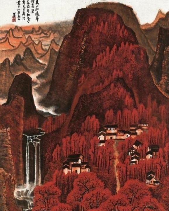 山水十二条屏#40年前，5元一张无人要的画，他豪气买了9000张，今值多少钱？