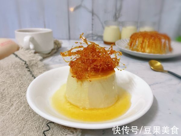 糖丝|#2021亲子烘焙组——“焙”感幸福#糖丝焦糖布丁