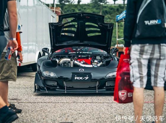 搭载4转子引擎1400匹马自达rx 7征战甩尾方程式 快资讯