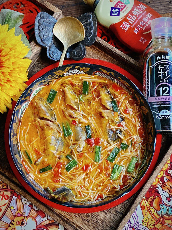 金针菇|酸汤黄辣丁