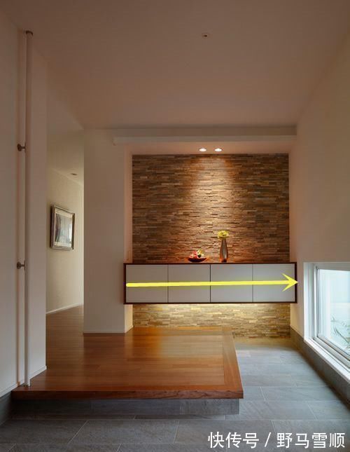 设计|日本的玄关设计太值得学习了,下沉5公分,柜子一半悬空一半落地