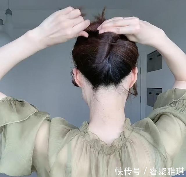 鲨鱼夹盘发教程,简单易上手,打造优雅高级感