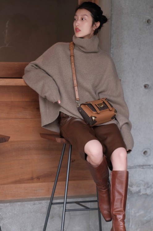 西装裤|针织衫怎么穿保暖又高级?借鉴这几组穿搭,洋气温柔又显气质