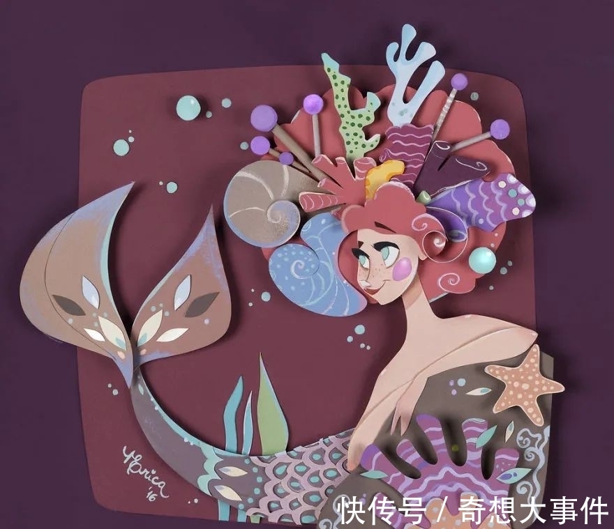 女孩子|也只有这么可爱的女孩子,才能用剪刀,剪出一整个童话故事