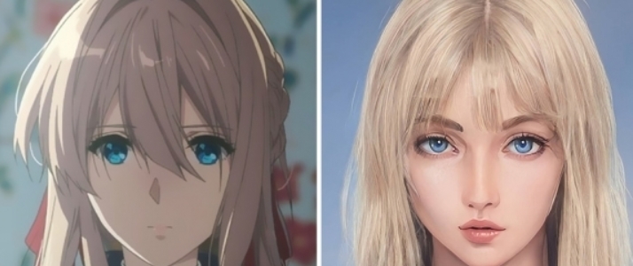 动漫角色的真人化,蝴蝶忍差点认不出,雷姆变成灵气少女