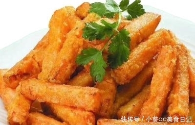 家家户户都有的食材,简单易学,色泽金黄酥脆,比薯条还好吃!