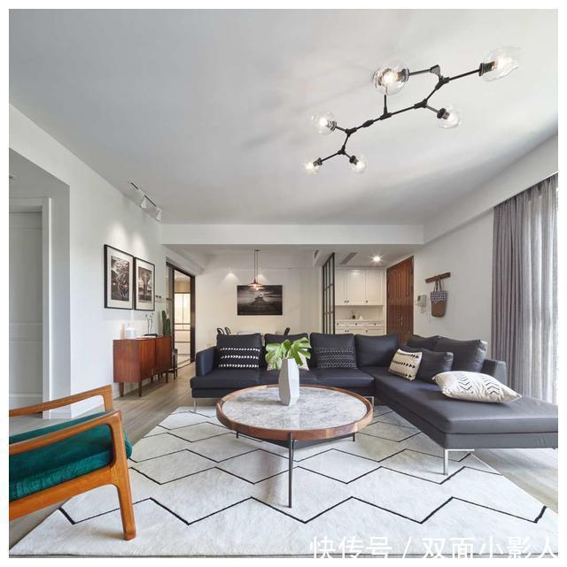 原木色|160平大户型的精致装修，洗尽铅华，尽享天伦之乐