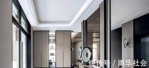 现代人|587㎡最美新中式别墅,处处诗意,第一眼就被玄关惊艳了