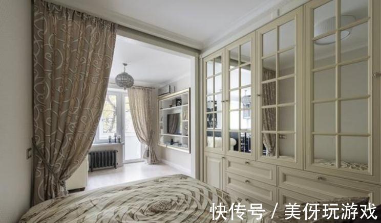 吧台|新古典风格装饰27㎡小户型,餐厅配多功能吧台,整体感觉不一样