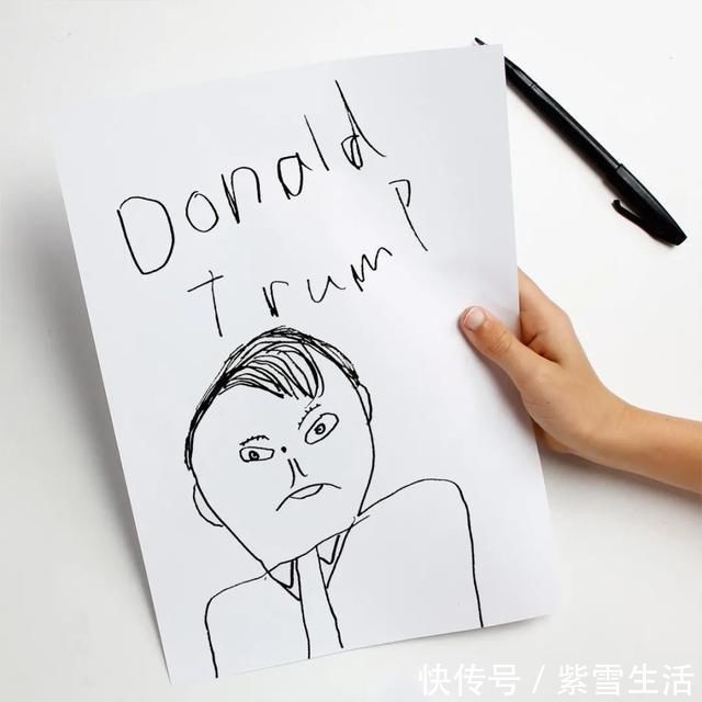 花式秀!儿子画成什么样,爸爸就能P成什么样子,花式秀父爱坐拥百万粉丝