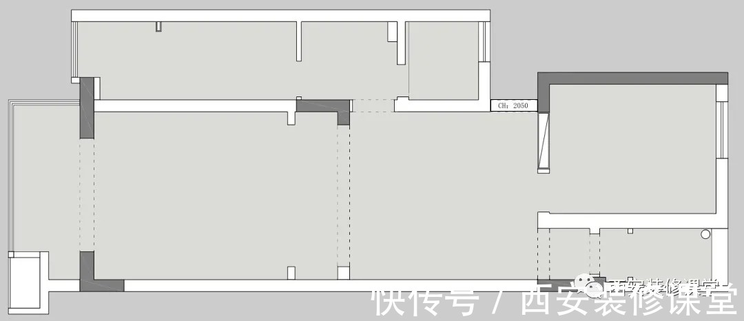 时尚|80㎡小窝两室,独居老人时尚宅