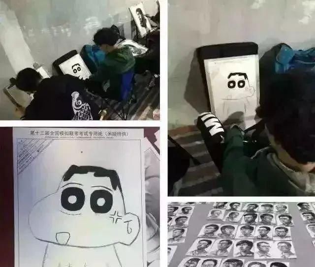 毕加索@美术生考试最后五分钟的灵魂画手,看完笑的停不下来