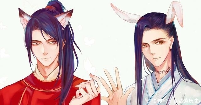 灰灰|《天官赐福》灰灰画的龙花,和人鱼谢怜很配,尾巴真的好长啊!