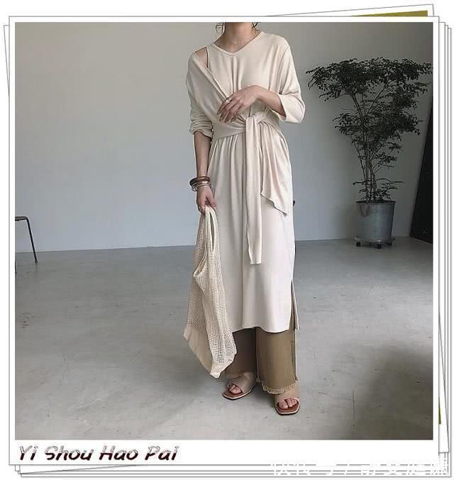 搭配 轻松而时尚,显瘦有气质裹身裙的搭配示范,谁穿谁美