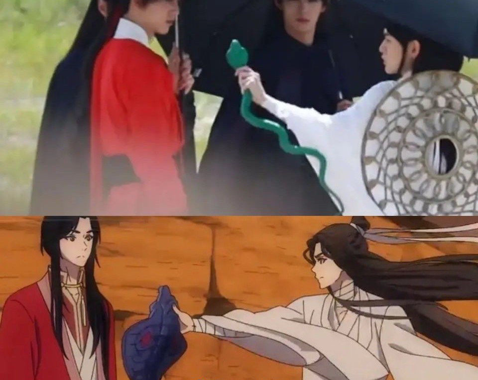 斗笠|吉星高照“抓蛇”路透，网友大赞还原动漫，粉丝：别cue天官