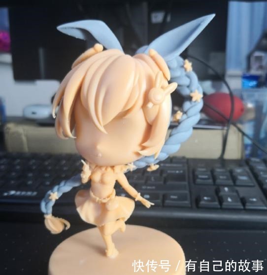 手办|斗罗小舞Q版手办曝光,蓝色头发,身材比例绝佳,造型很灵动!