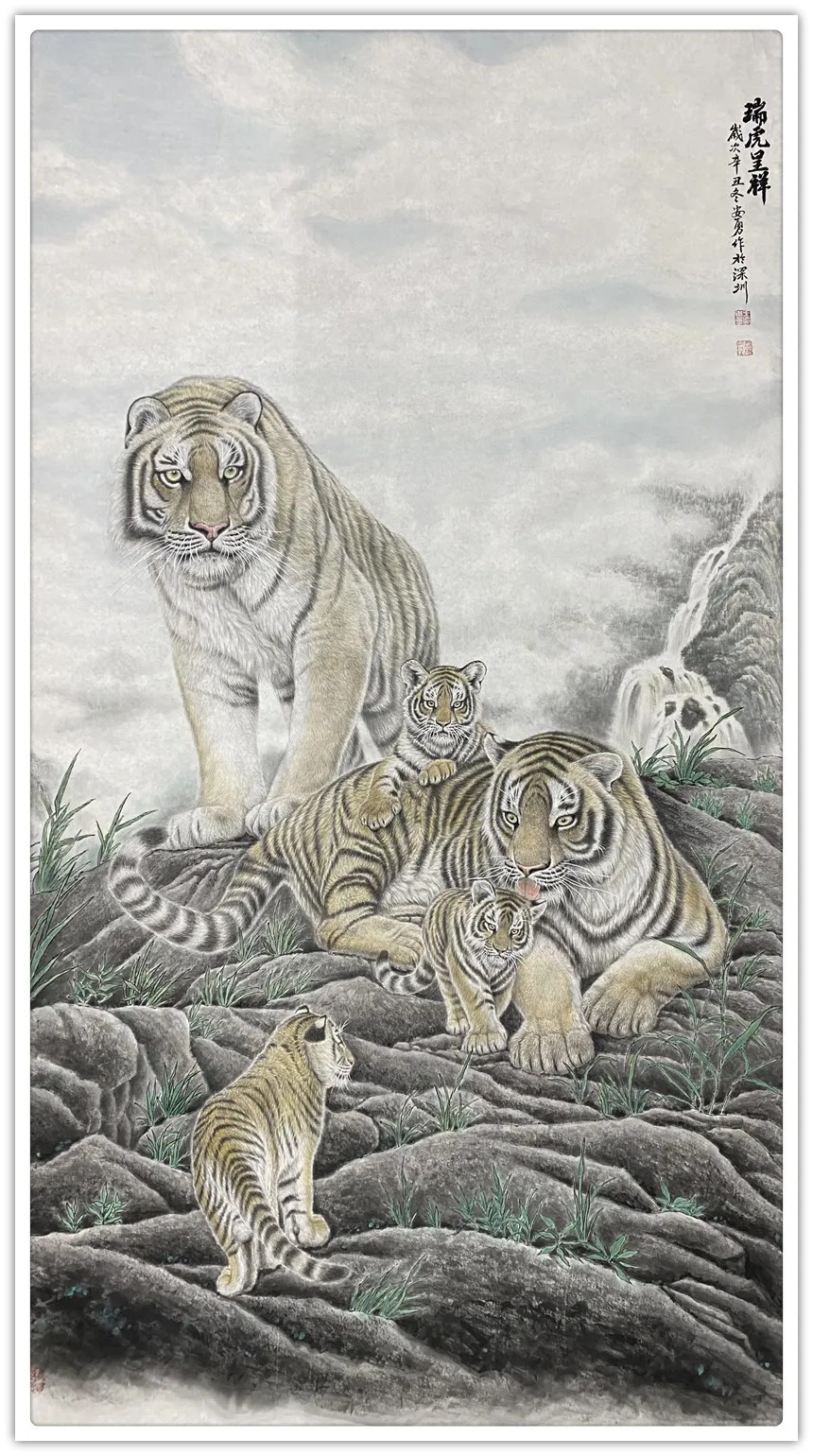 优秀奖@「名家贺岁」书画家王安勇:2022虎年新春特刊