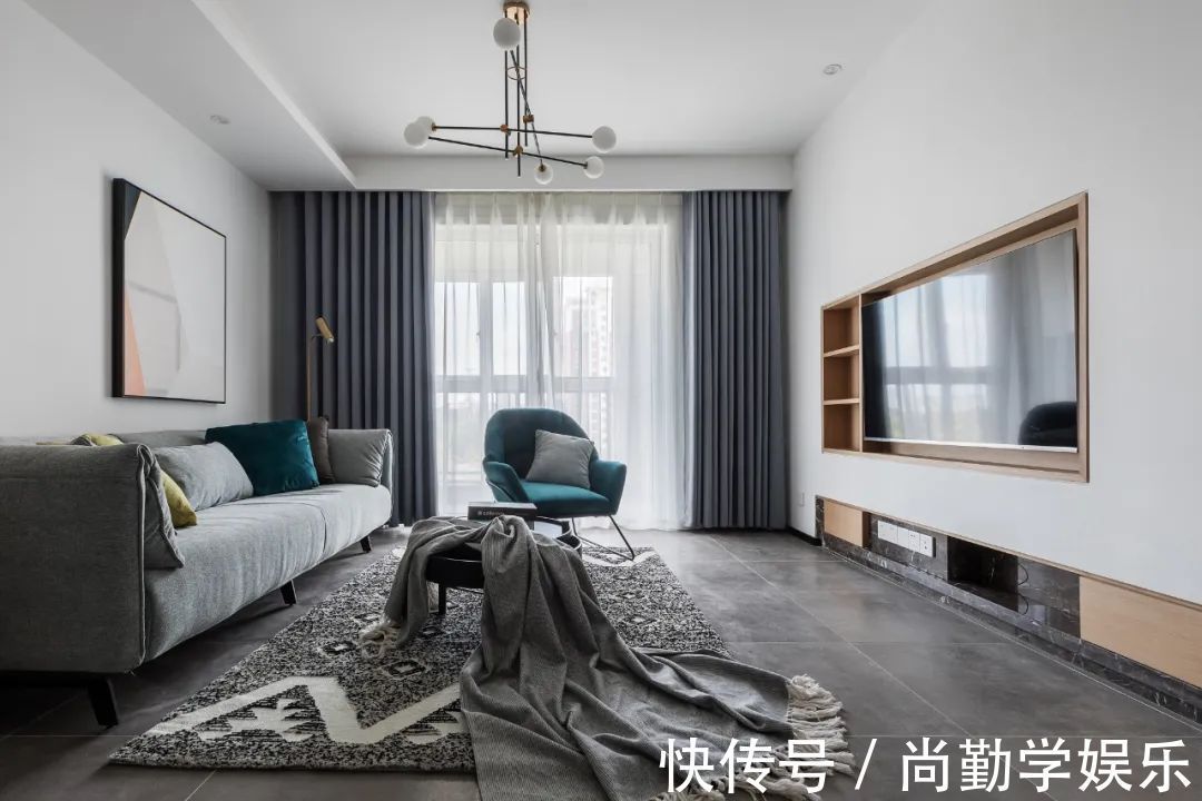装饰画|88㎡现代简约，实用与简朴，最平凡的艺术，来自生活
