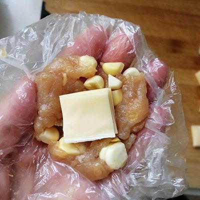 燕麦片|流心芝士玉米鸡肉燕麦球
