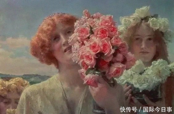  晚期|十九世纪晚期英国著名画家Alma Tadema