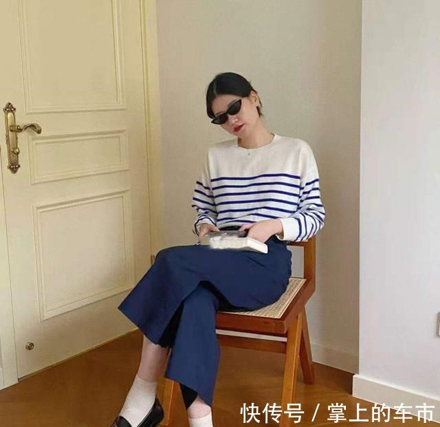 气质 原来条纹T这么好搭,9个搭配公式37张图,告诉你有多气质百搭!