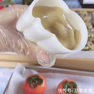 柿子|今年必须做的好柿花生月饼
