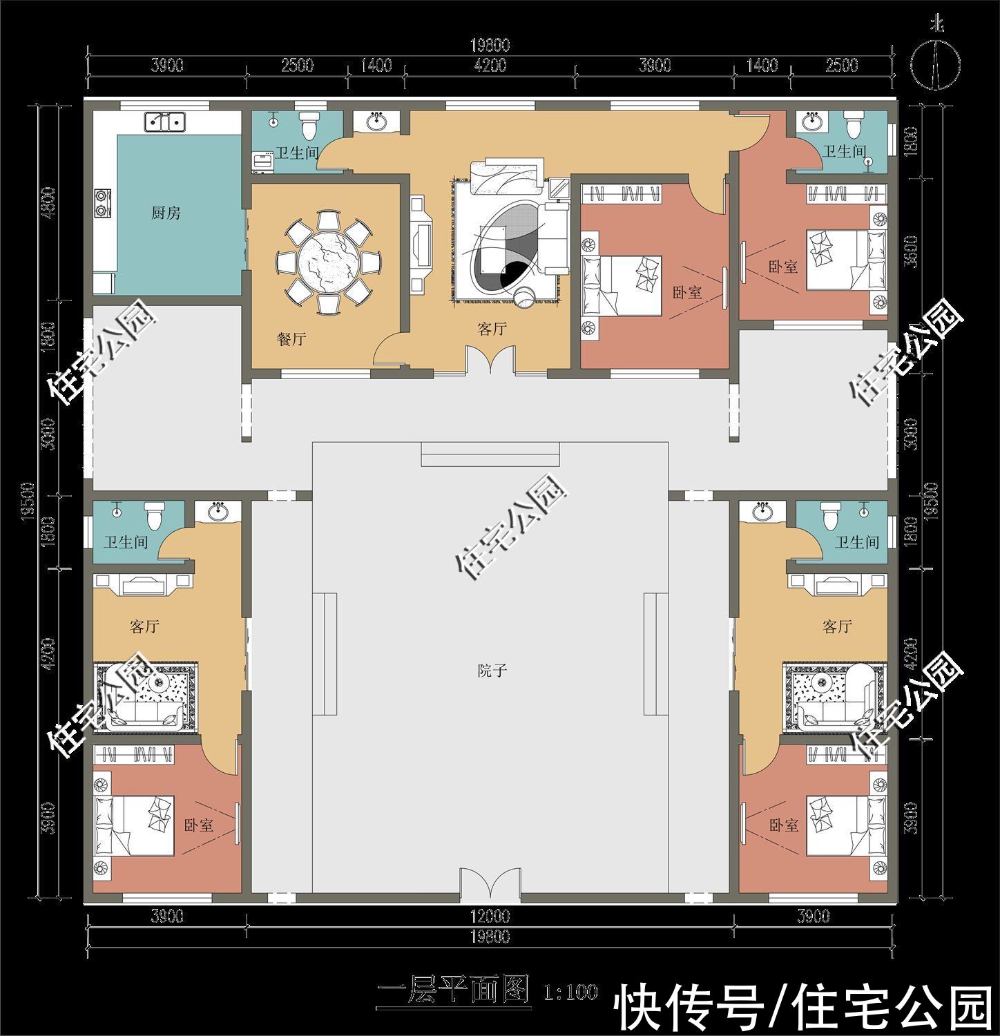 占地|10套徽派别墅户型，纵情水墨诗意，网友：这才是国人该建的房子