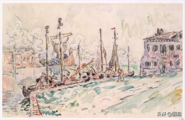 印象派|西尼亚克法国新印象派画家,曾与修拉合作,帮助了印象派的发展