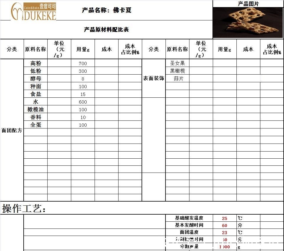 foc意大利非常流行的一种扁平面包--佛卡夏Focaccia！