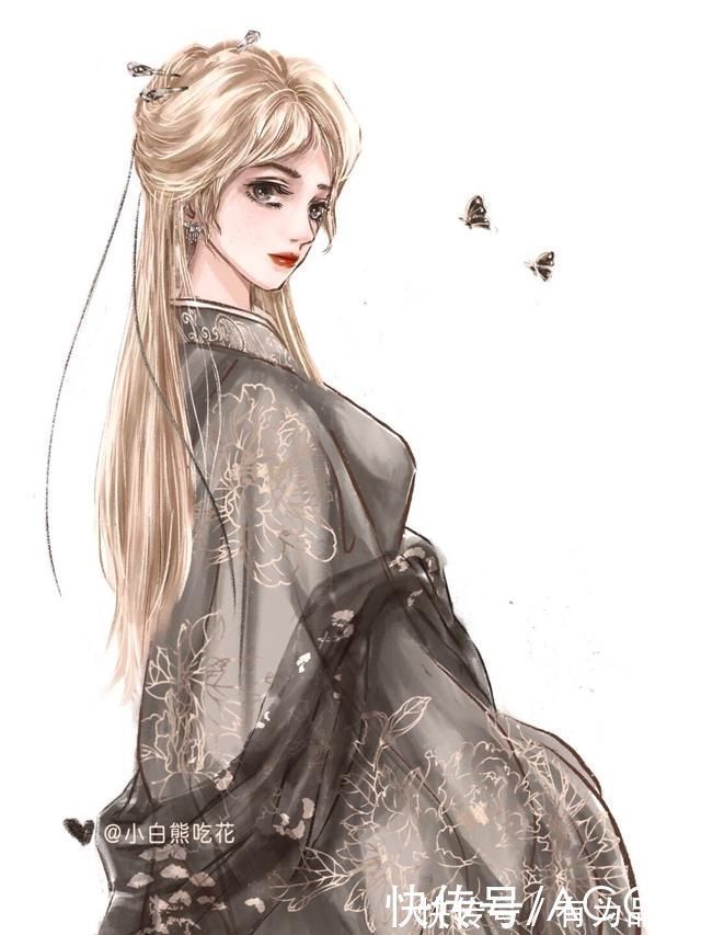 人鱼公主#迪士尼公主也爱古风，艾莎女王身披白纱，白雪公主穿的叫啥呢？