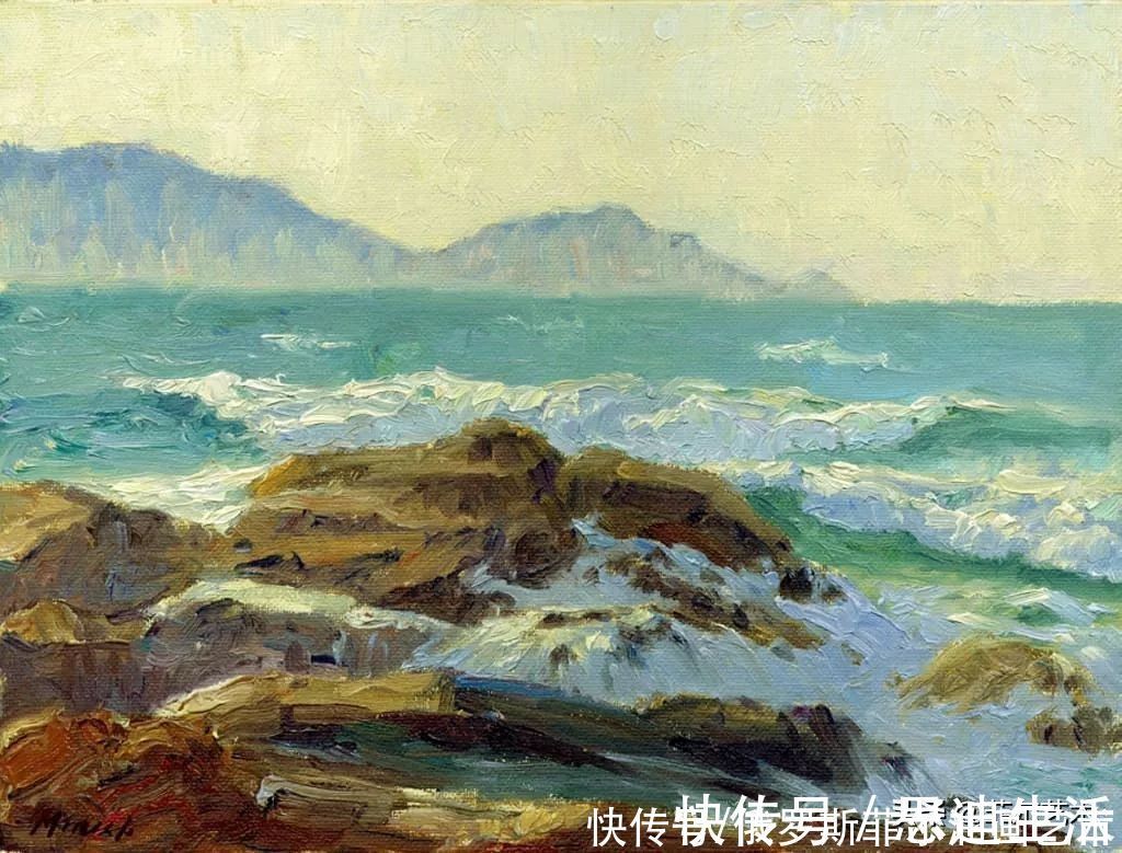 艺术品$美国艺术家米里奇的绝美海滩油画作品欣赏