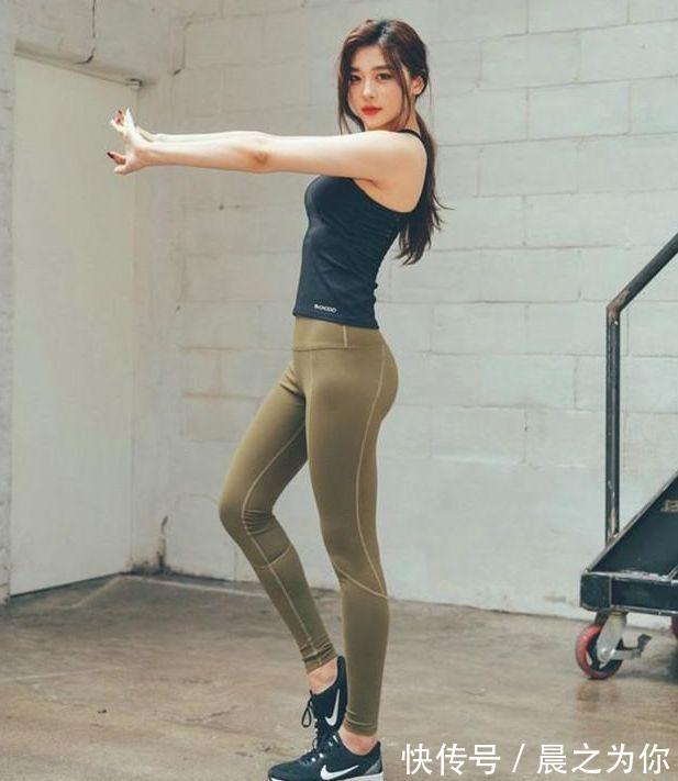 时尚 -优雅迷人的打底裤美女,展现出修长的腿部线条,女人味十足!