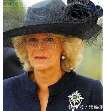 戴安娜王妃 戴对胸针的卡米拉好美,一枚简约的祖母绿胸针,映衬的她优雅大气