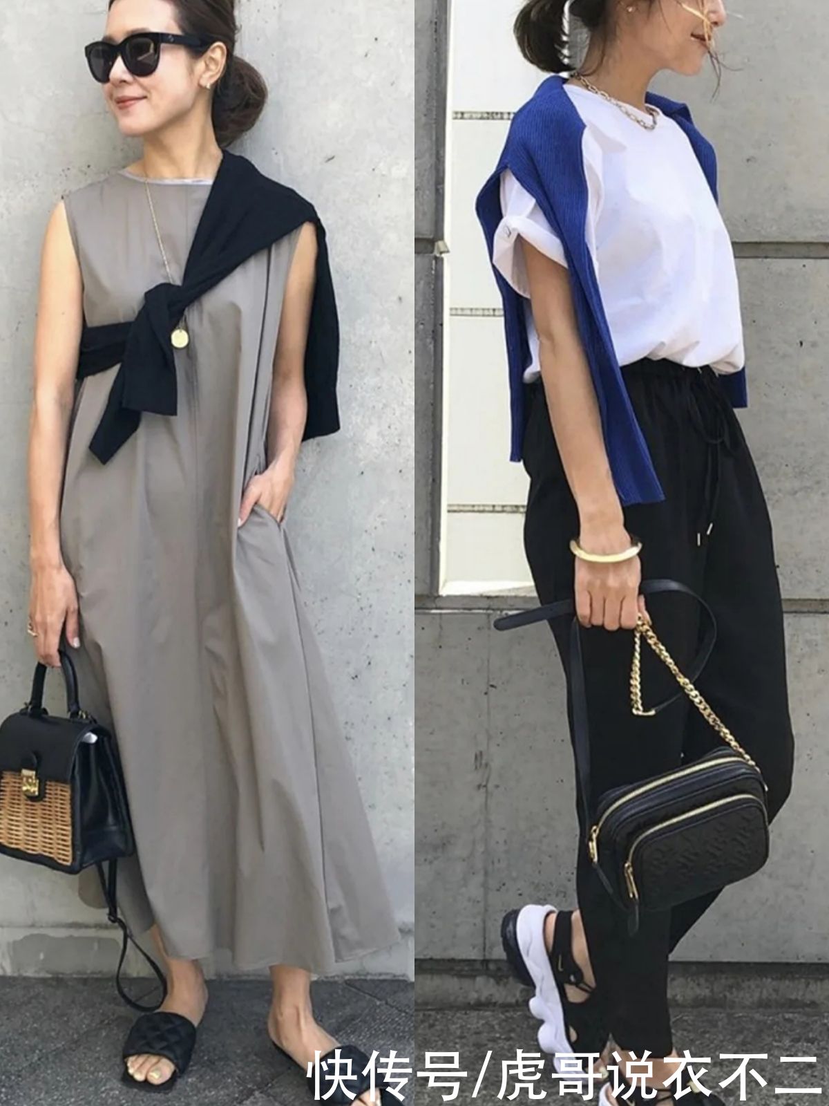 实用|年过40岁的矮个女性，初夏学这位日本主妇的搭配，简单实用又显高