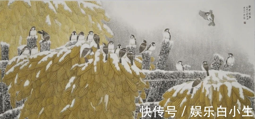 作品#万家共盛世 明月话团圆‖刘齐中国画作品欣赏