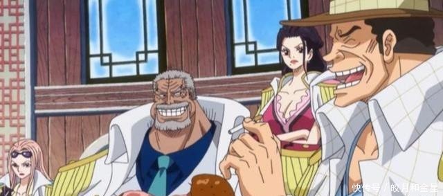 海贼团|海贼王,卡普的海军英雄实至名归,赤犬终难达成