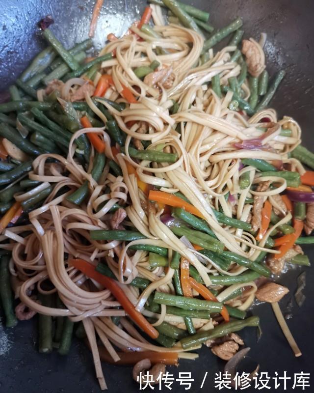 味道|用挂面做的豆角焖面,口感好,味道足!