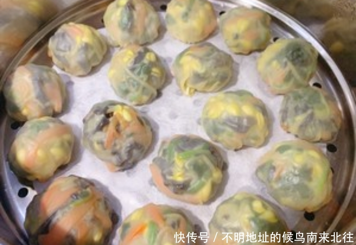 彩虹蔬菜丸子的做法