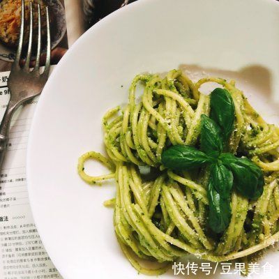 干酪|因为这道#我为奥运出食力#青酱意面，从此爱上了做饭