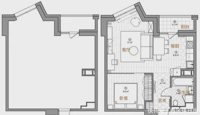 齐家云云|她一个人攒了10年工资，把48㎡装的漂漂亮亮，一室一厅，五脏俱全