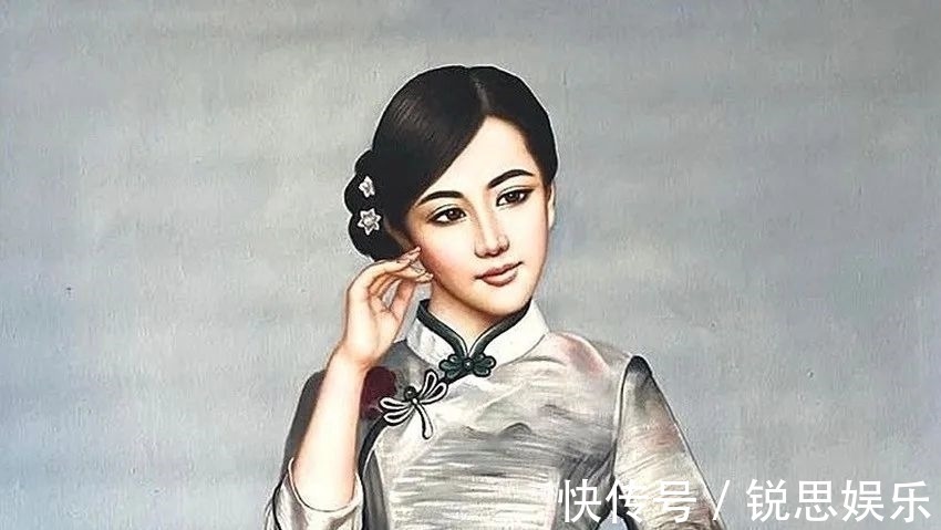 艺术作品#佳人巧笑兮，容华若桃李：油画人物艺术作品