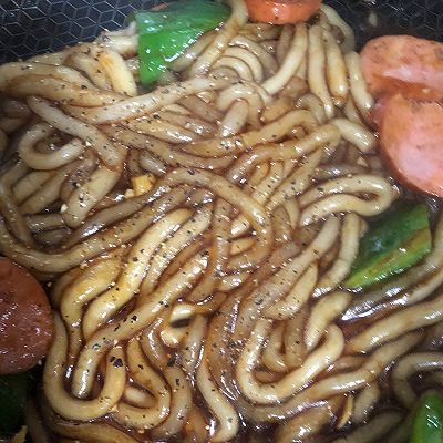 火腿|青椒火腿土豆粉