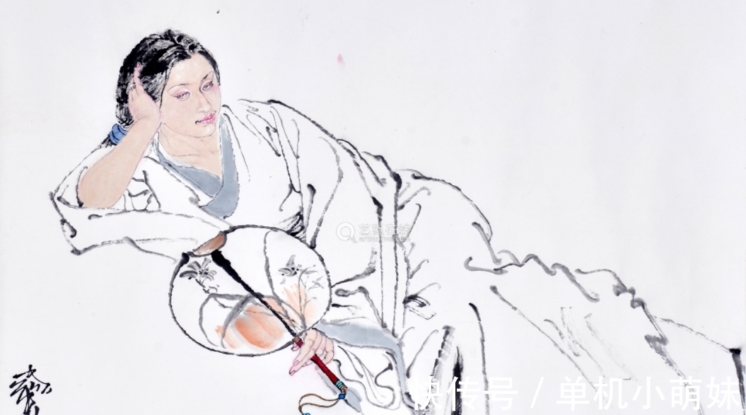 文人画@何家英：细致入微的刻画，带有文人画的高雅意境