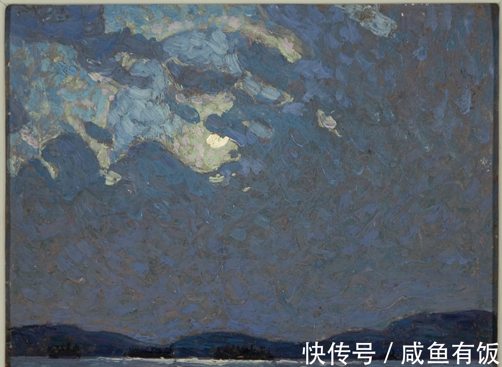 笔触!浓烈的色彩,激荡的笔触