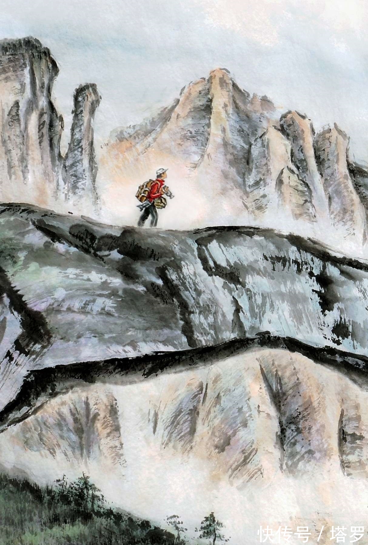 国画!我的中华之旅与组画《中华江山》