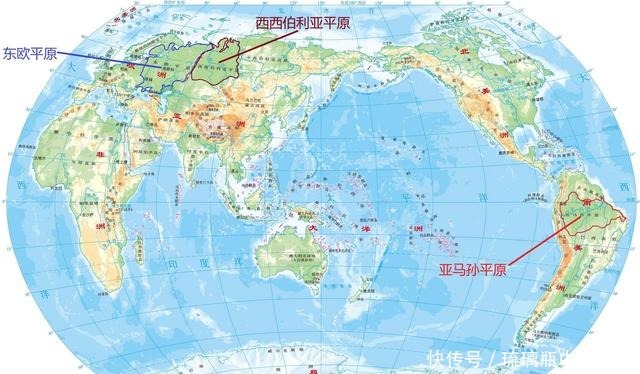 看起来,东欧平原的面积比亚马孙平原更大