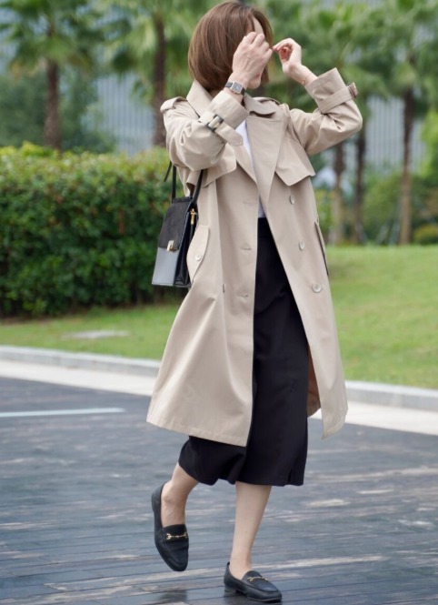 小个子 优雅女人都穿“乐福鞋”,比小白鞋更显气质,小个子也可以hold住