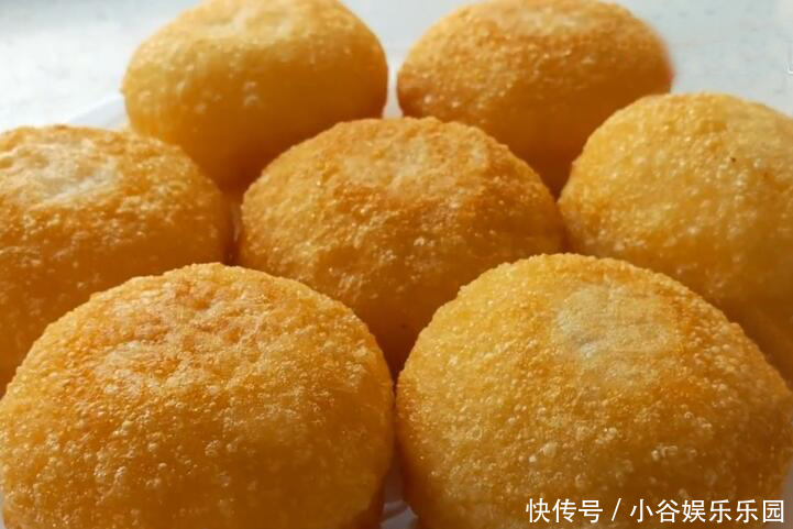 炸糕|我做的炸糕不用炸,简单一做6分钟上桌,外酥里嫩,比糖糕还酥脆