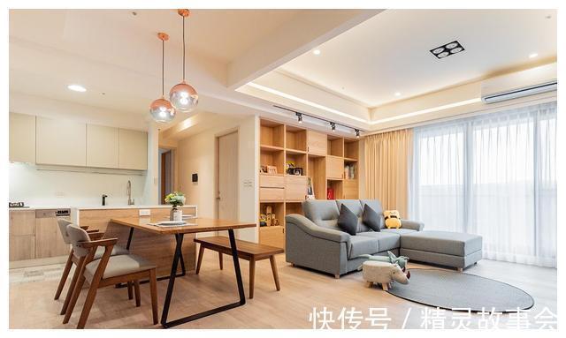 原木色|温暖,是对一个家最好的诠释!她家80㎡,清爽自然,太舒服了!